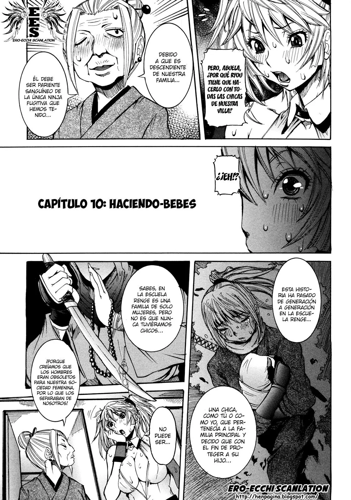 Haramitai Kanojo - Kunoichi Drop - La caída de las mujeres ninjas Chapter-10