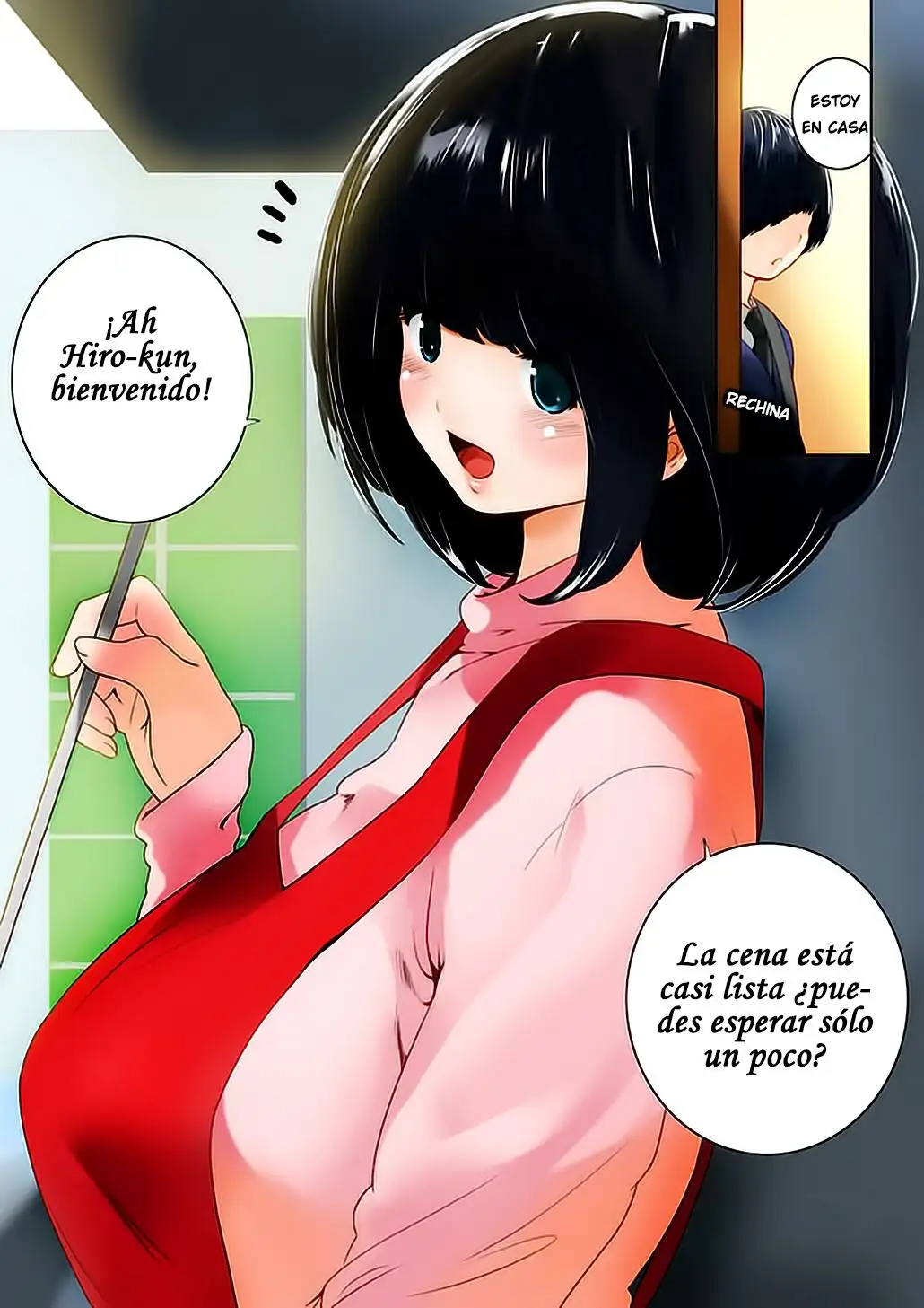  Omamagoto Hasegawa-san chi no Oyakokankei Ichiwame Haha to Oppai Color Sin Censura Chapter-1