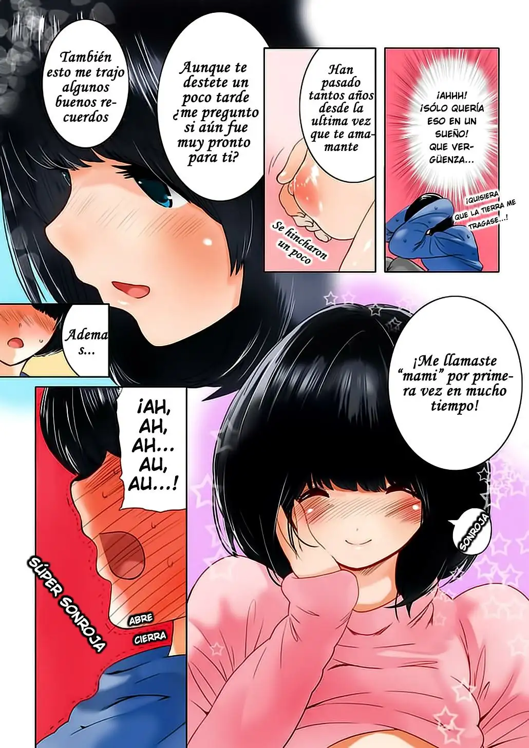  Omamagoto Hasegawa-san chi no Oyakokankei Ichiwame Haha to Oppai Color Sin Censura Chapter-1