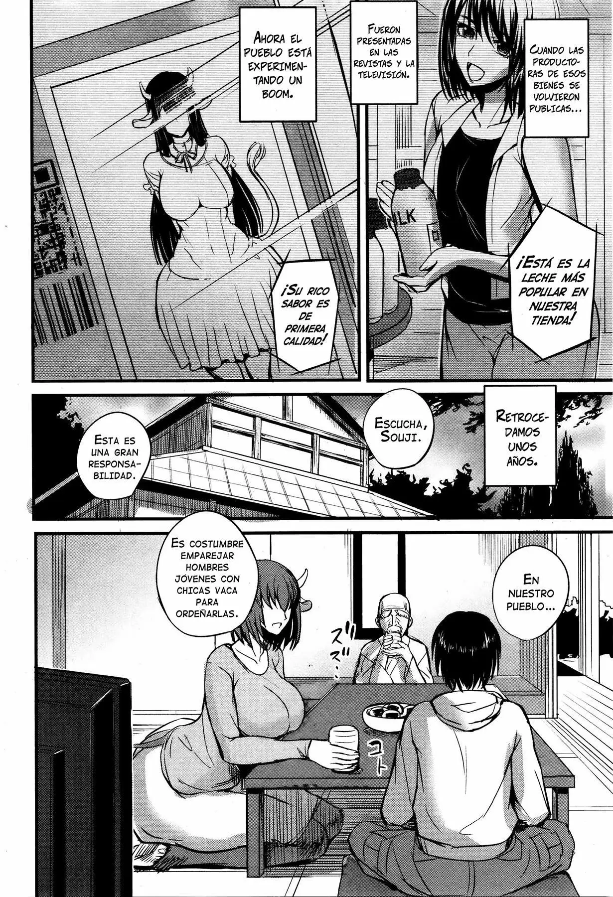 El masaje de senos de la chica vaca Chapter-1