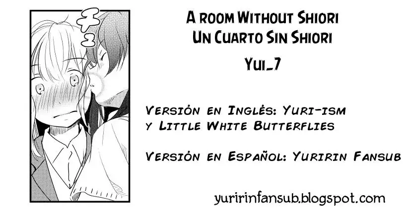 A room without Shiori Chapter-1