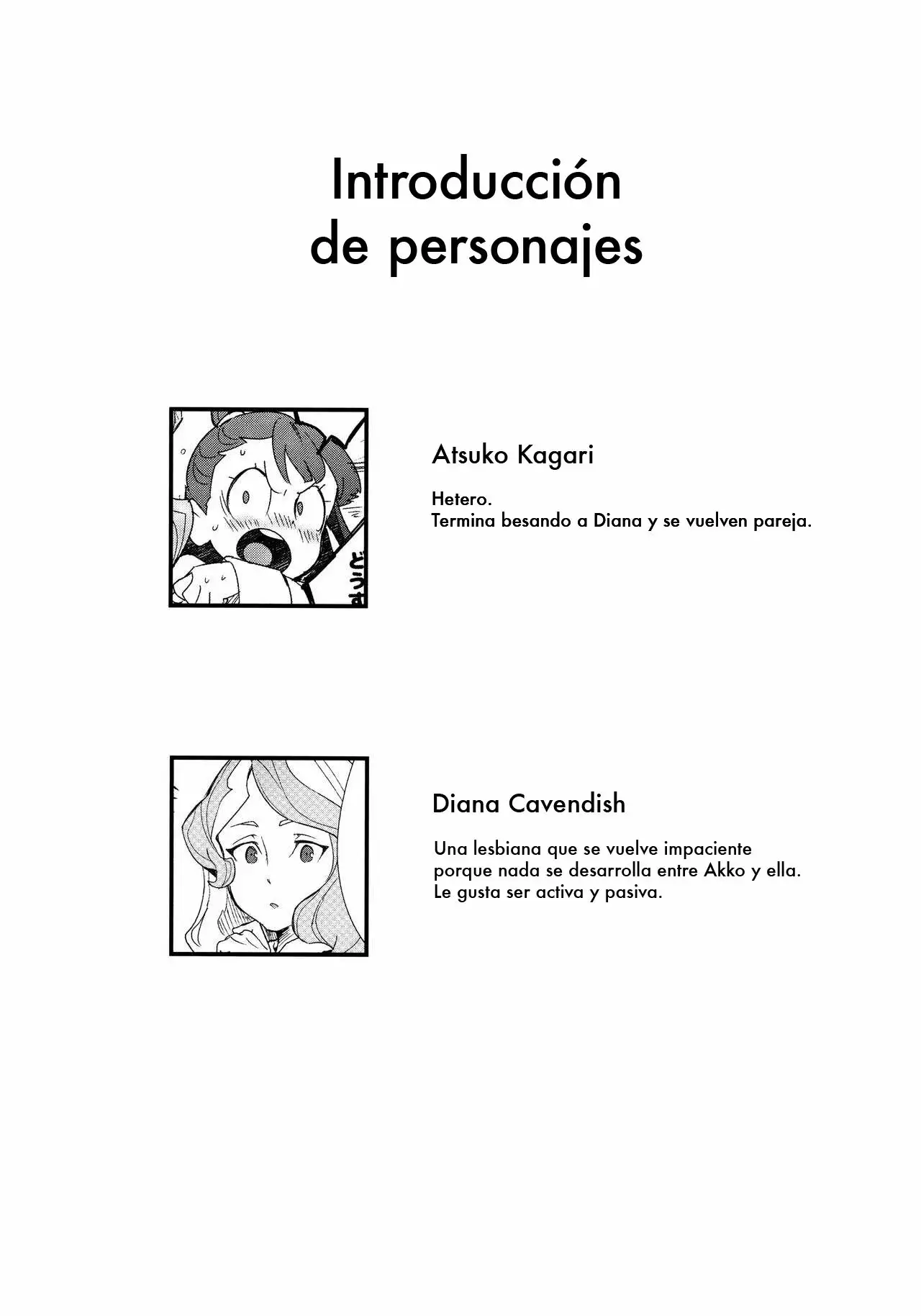 Little Witch Academia Doujinshi