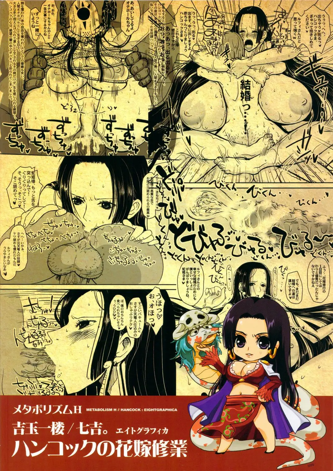  Metabolism-H Moto Dorei Kaizoku Jotei Hancock no Hanayome Shiyugyou (One Piece) 