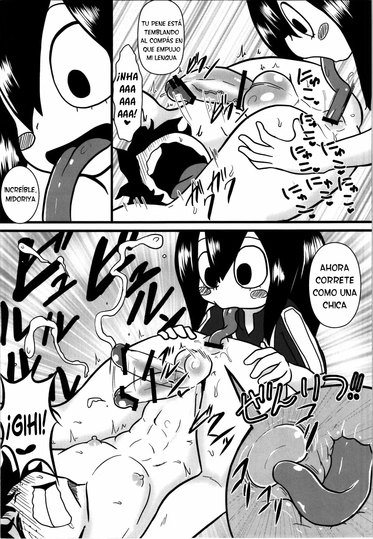  Tsuyu-chan to! Ganbarette Kanji no Dex (My Hero Academia)