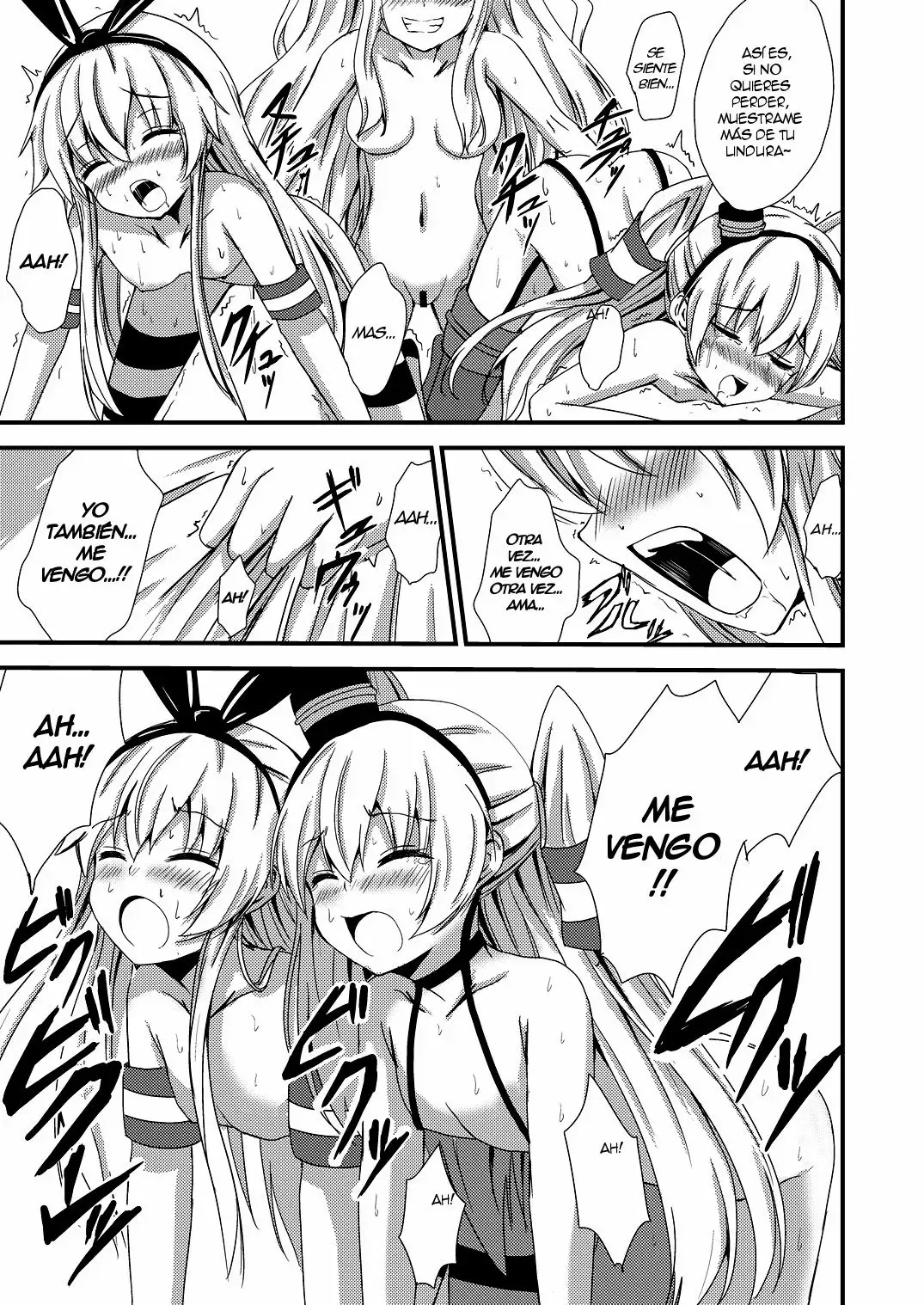 Kuubo Wo-Kyuu-chan no Shimakaze Yuri Dorei Choukyou -3P Choukyou Hen- (Kantai Collection)