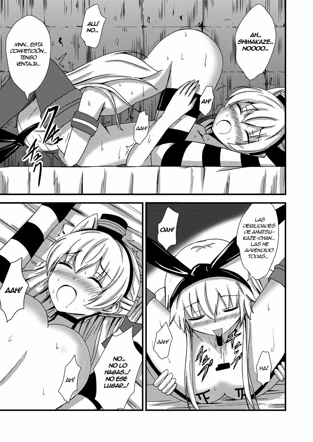 Kuubo Wo-Kyuu-chan no Shimakaze Yuri Dorei Choukyou -3P Choukyou Hen- (Kantai Collection)