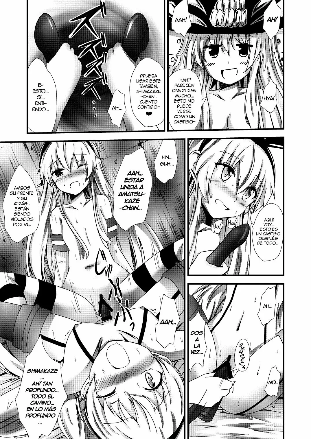 Kuubo Wo-Kyuu-chan no Shimakaze Yuri Dorei Choukyou -3P Choukyou Hen- (Kantai Collection)