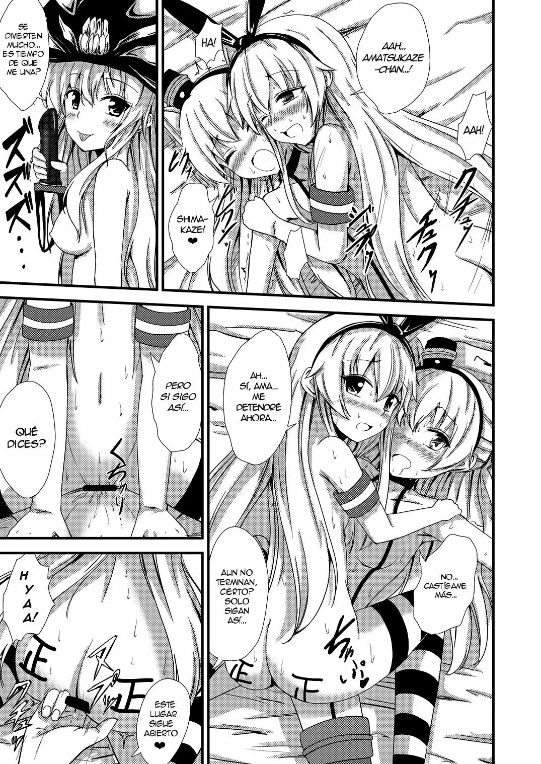 Kuubo Wo-Kyuu-chan no Shimakaze Yuri Dorei Choukyou -3P Choukyou Hen- (Kantai Collection)