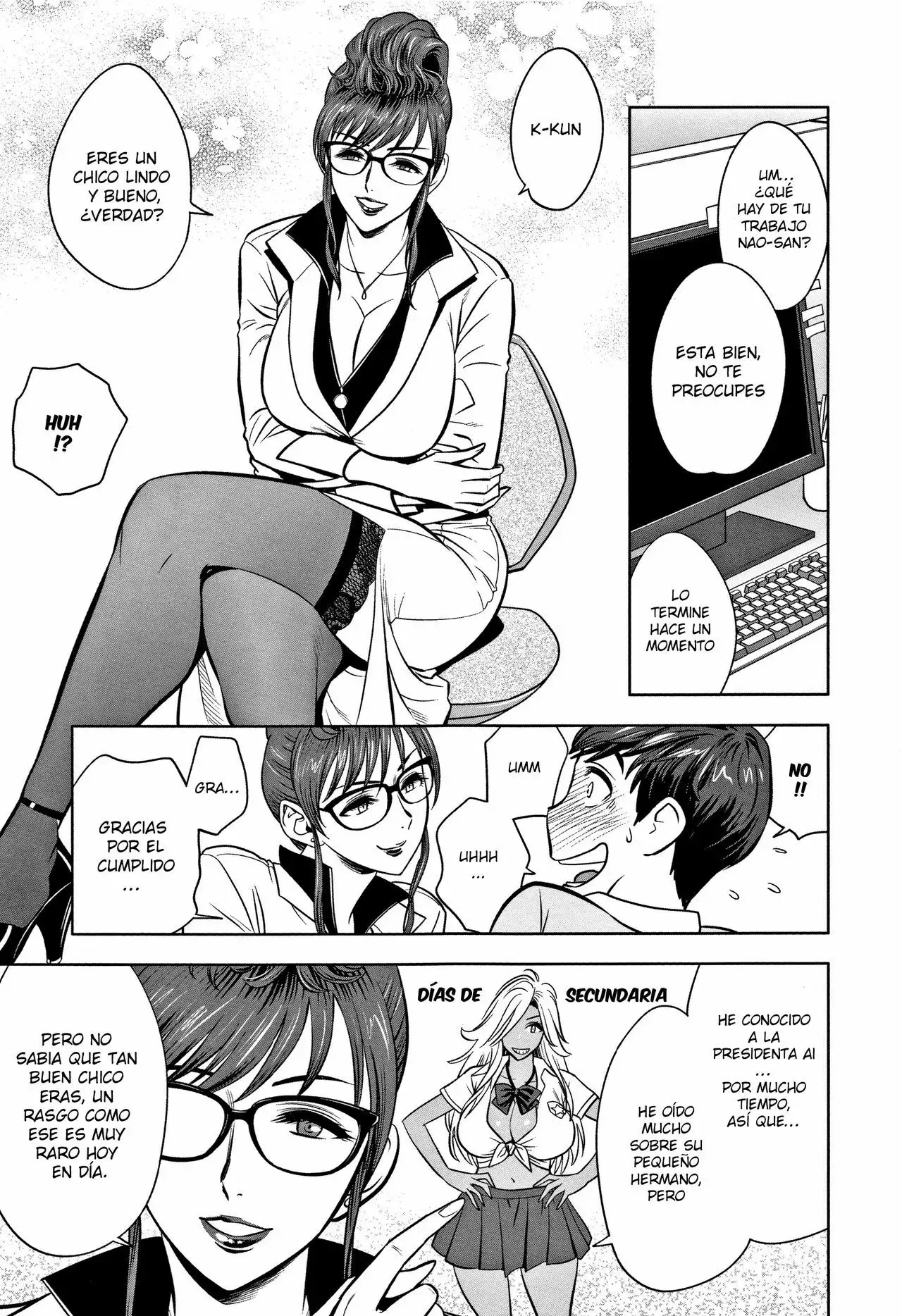 Gal Ane Shachou to Harem Office ~SEX wa Gyoumu ni Fukumimasu ka? Ch. 2 [