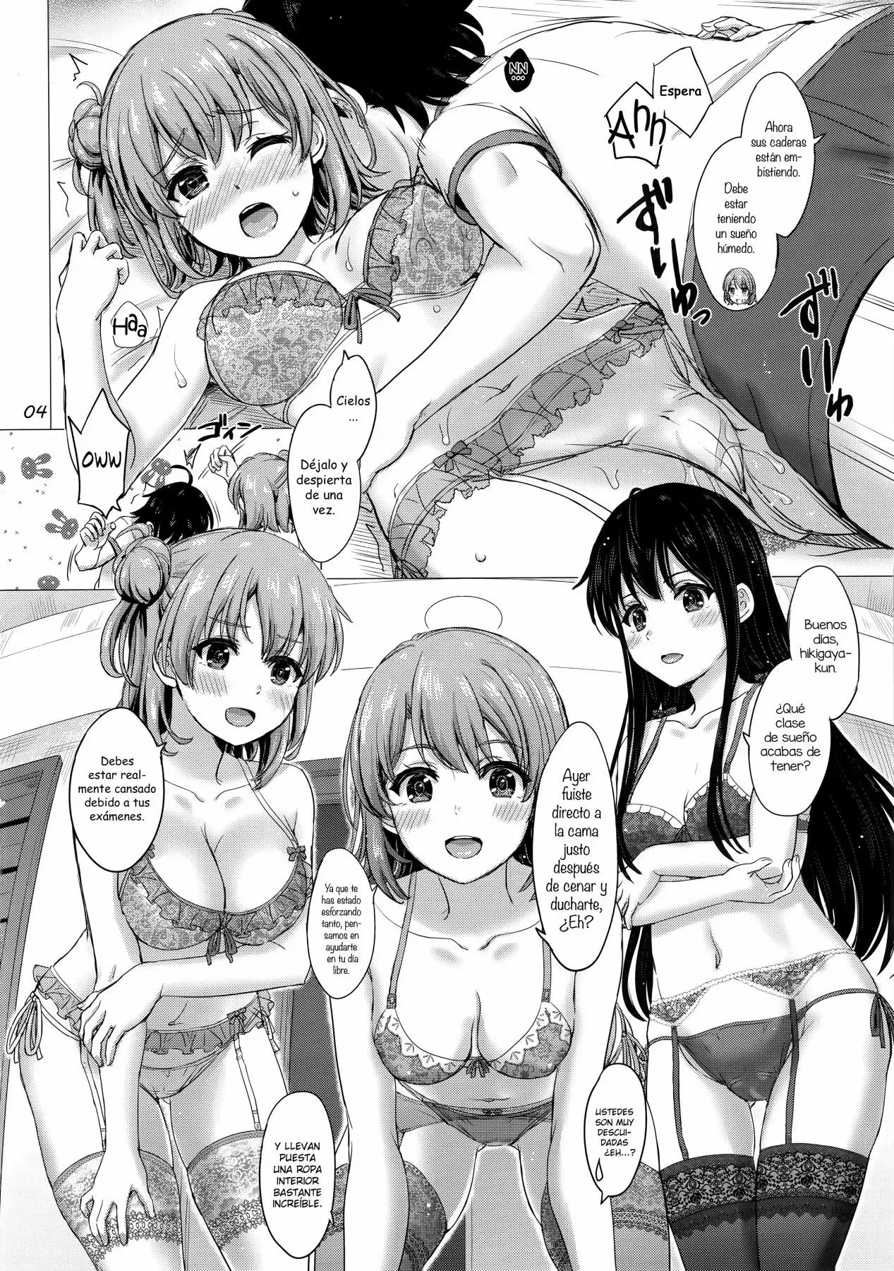 [Inanaki Shiki] Las chicas lascivas del Club de servicio (Yahari)