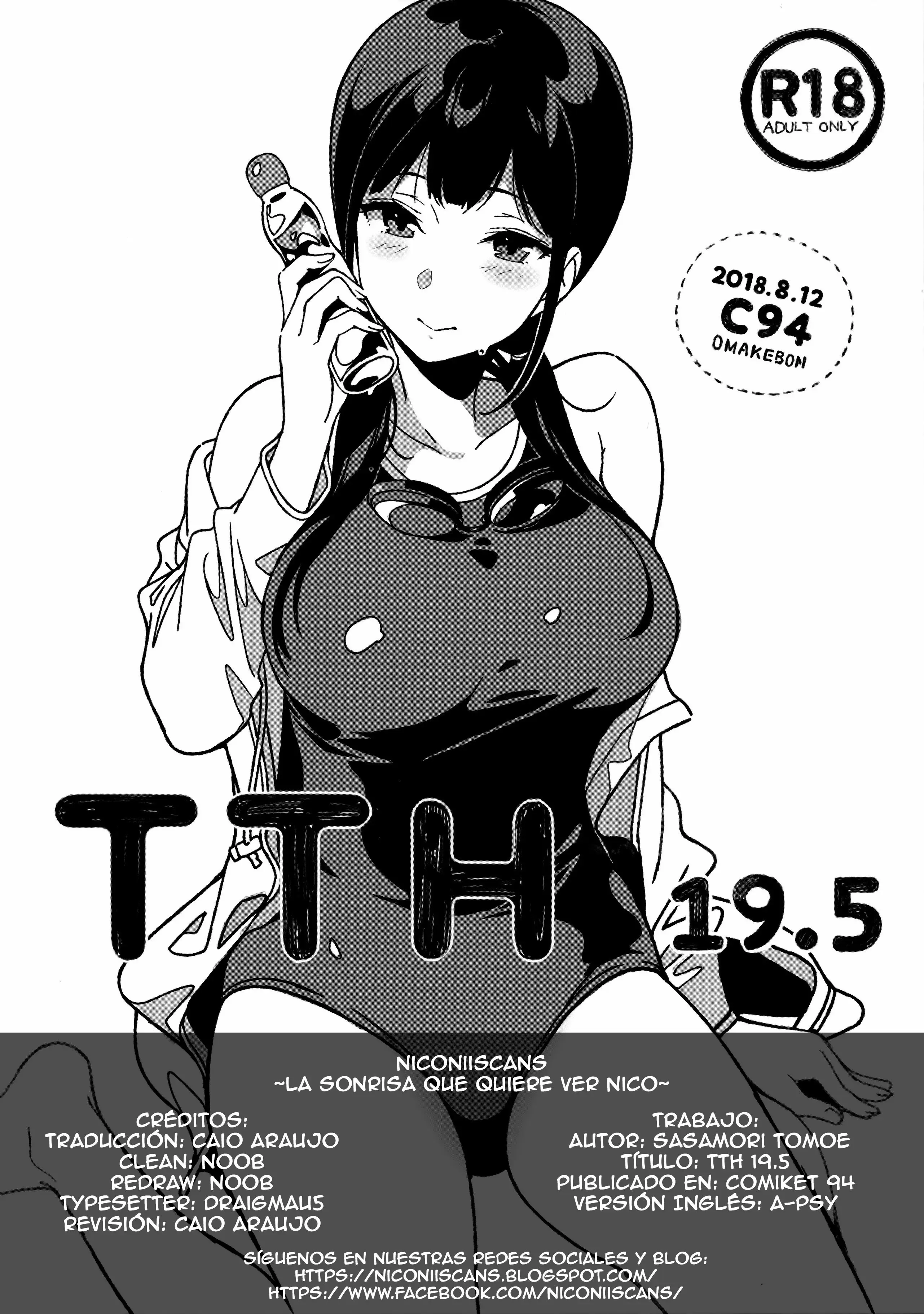 (C94) [NANIMOSHINAI (Sasamori Tomoe)] TTH 19.5