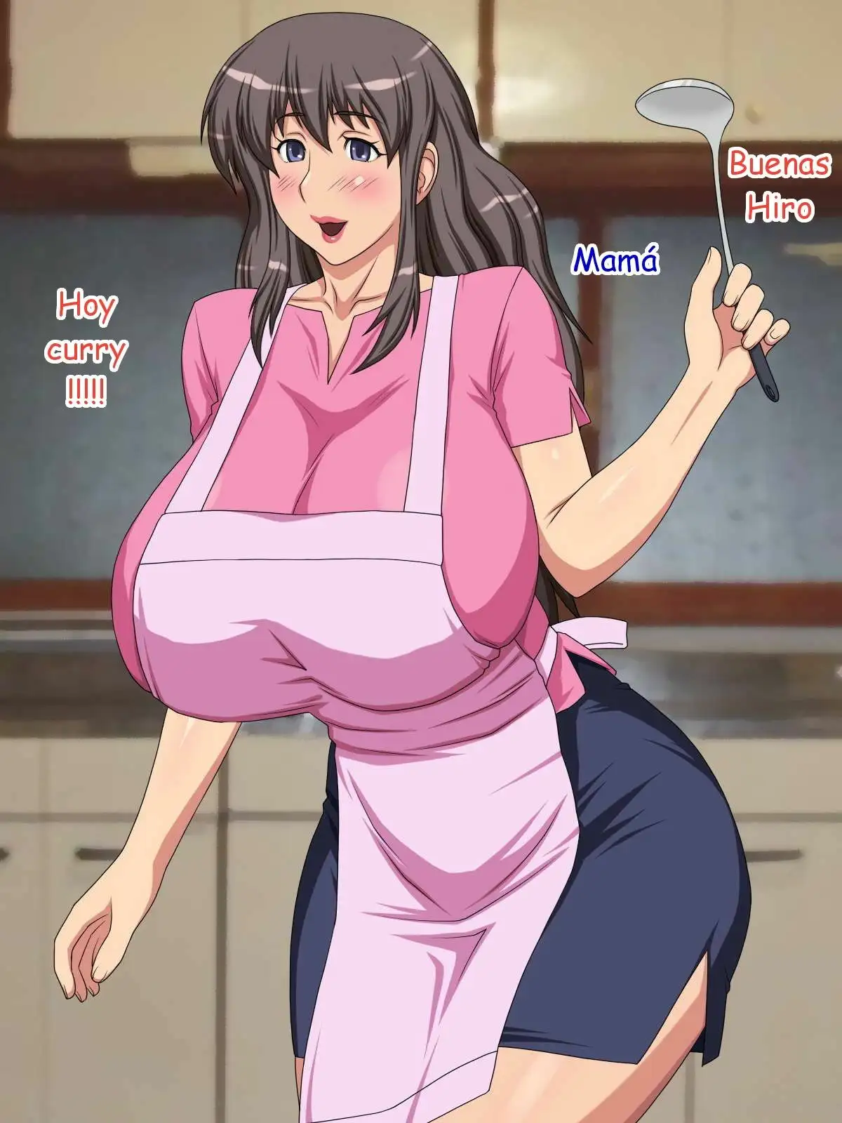 Chounyuu Oppai Mama Chichishibori (Color)