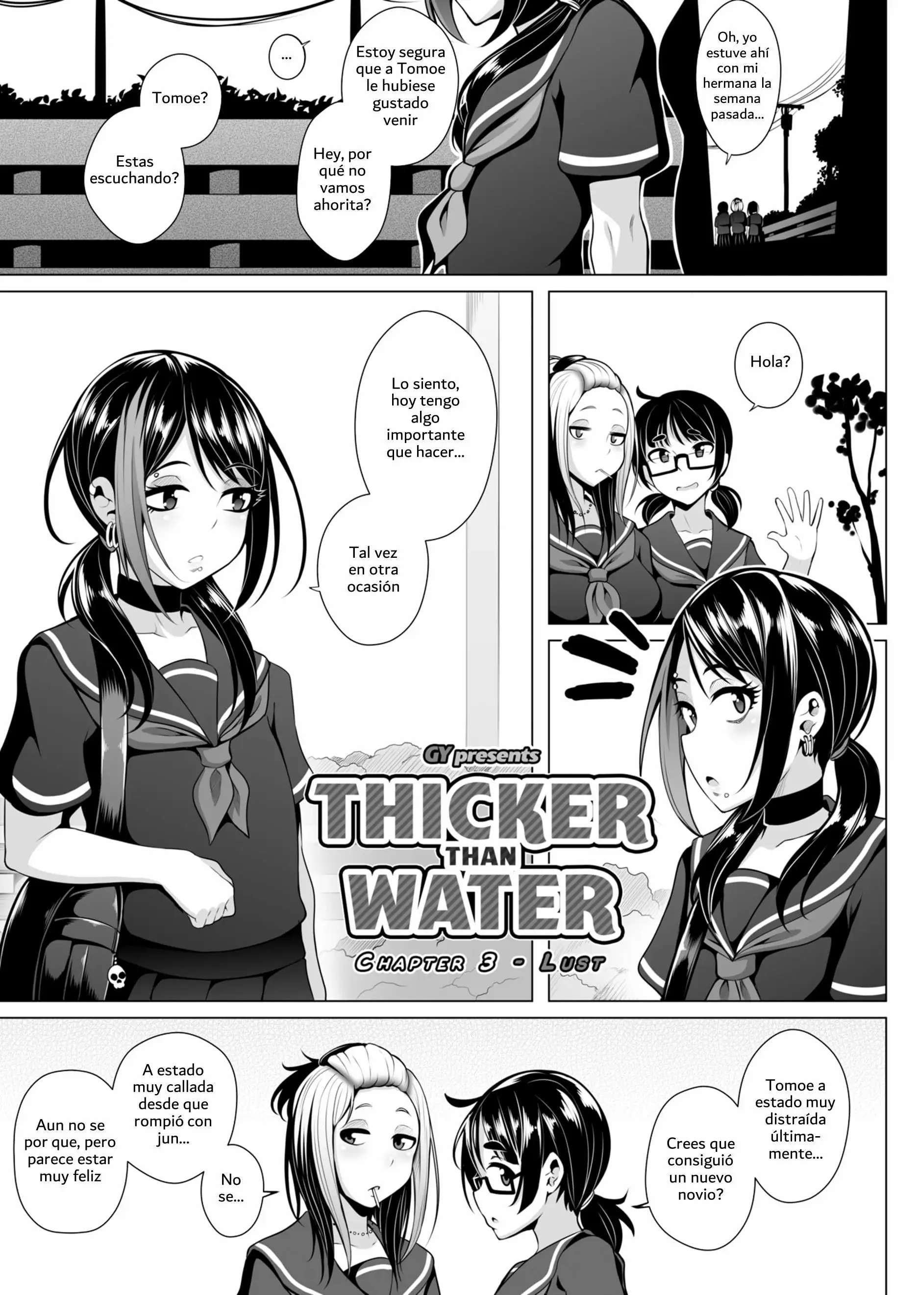 Thicker Than Water Chapter 3 - Lust