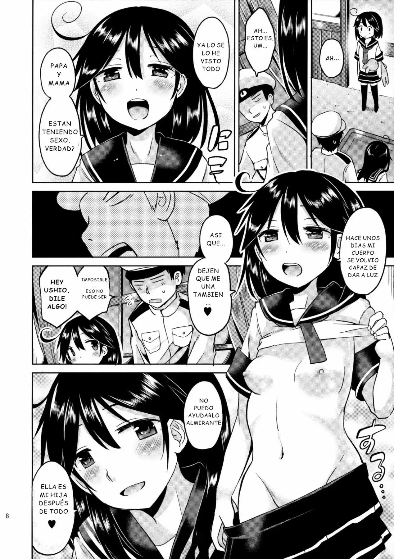 Ushio-chan no Nijiseichou o Iwau Hon (Kantai Collection)