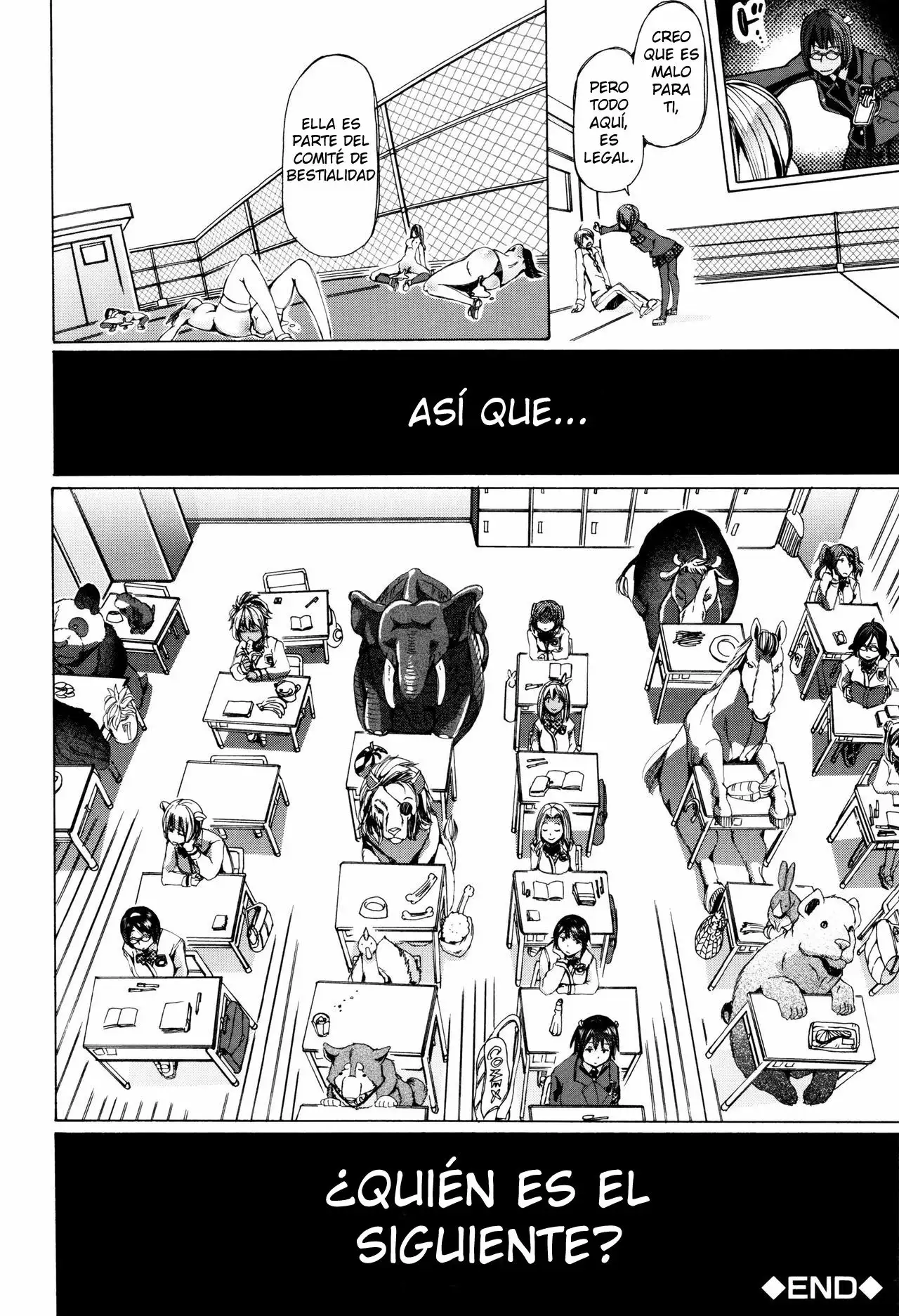 (Chikiko) Juukan Kyoushitsu Bestiality Class Ch 2 (Spanish)(TheSilverLine)