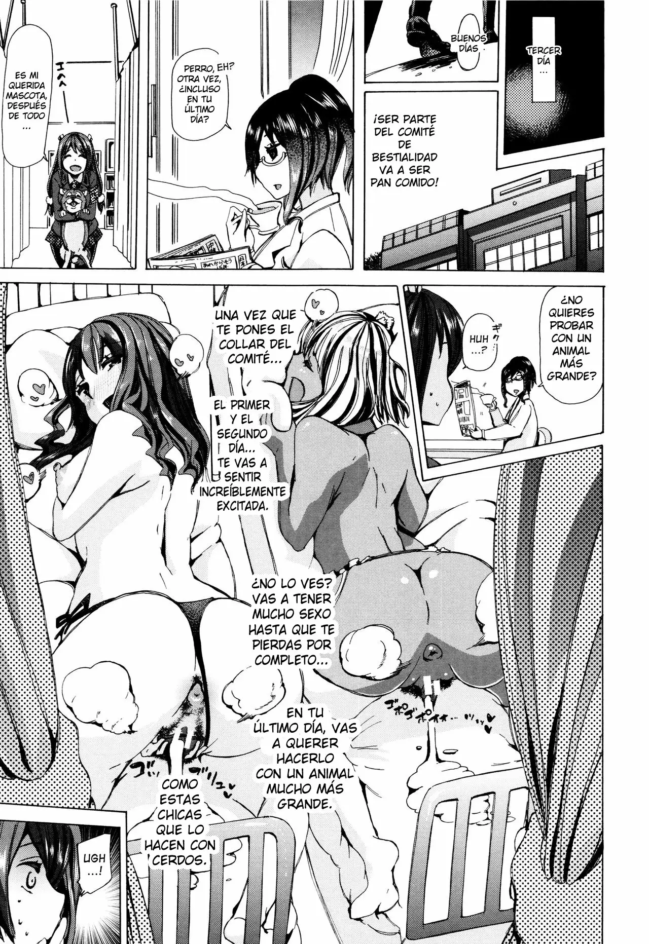 (Chikiko) Bestiality Class Ch 5 (Spanish) (TheSilverLine)