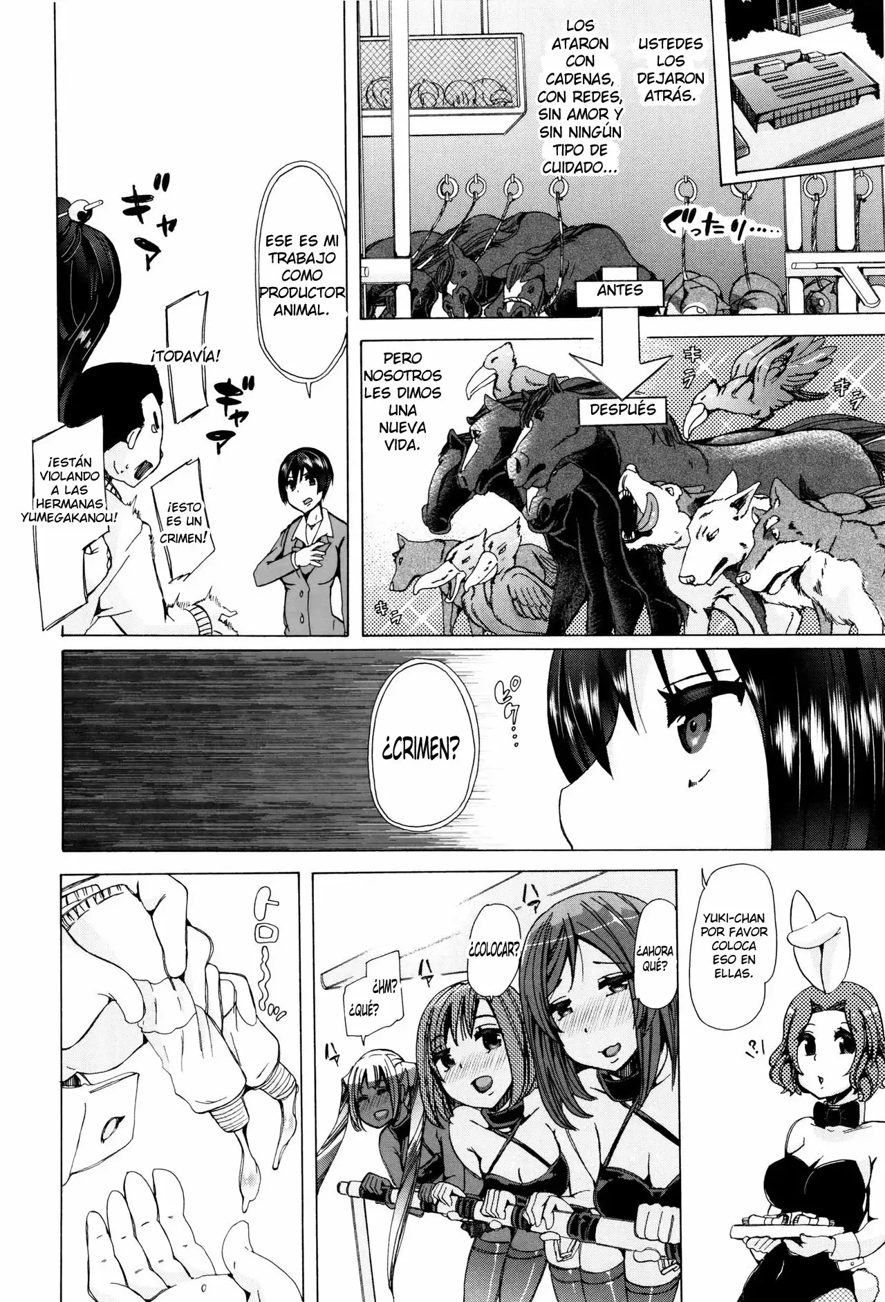 (Chikiko) Bestiality Class Ch 7 (Spanish) (TheSilverLine)