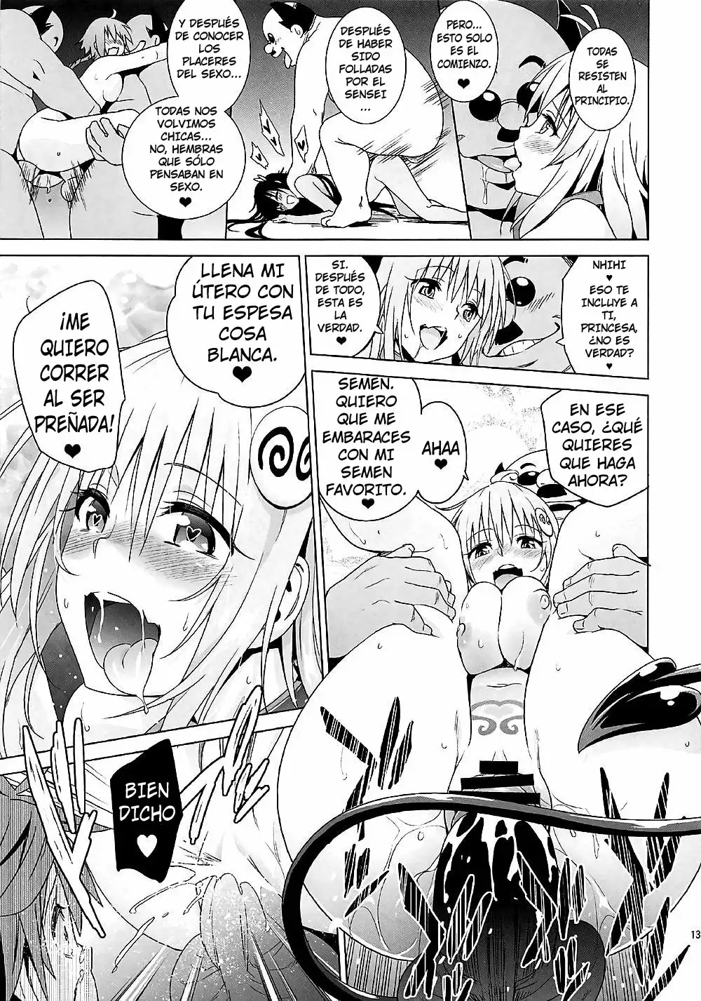 sin-maniax (Todoroki Shin) harem end Part B(To LOVE-Ru) (Spanish) (TheSilverLine)