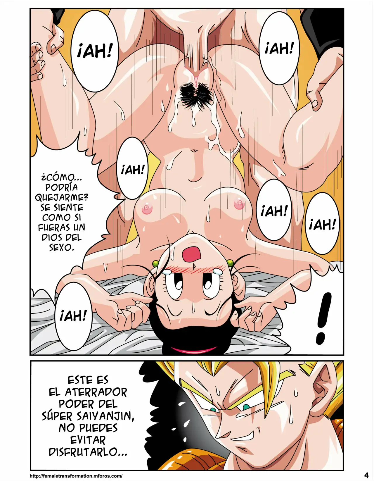 Dragon Ball H Super Saiyajin Sexual