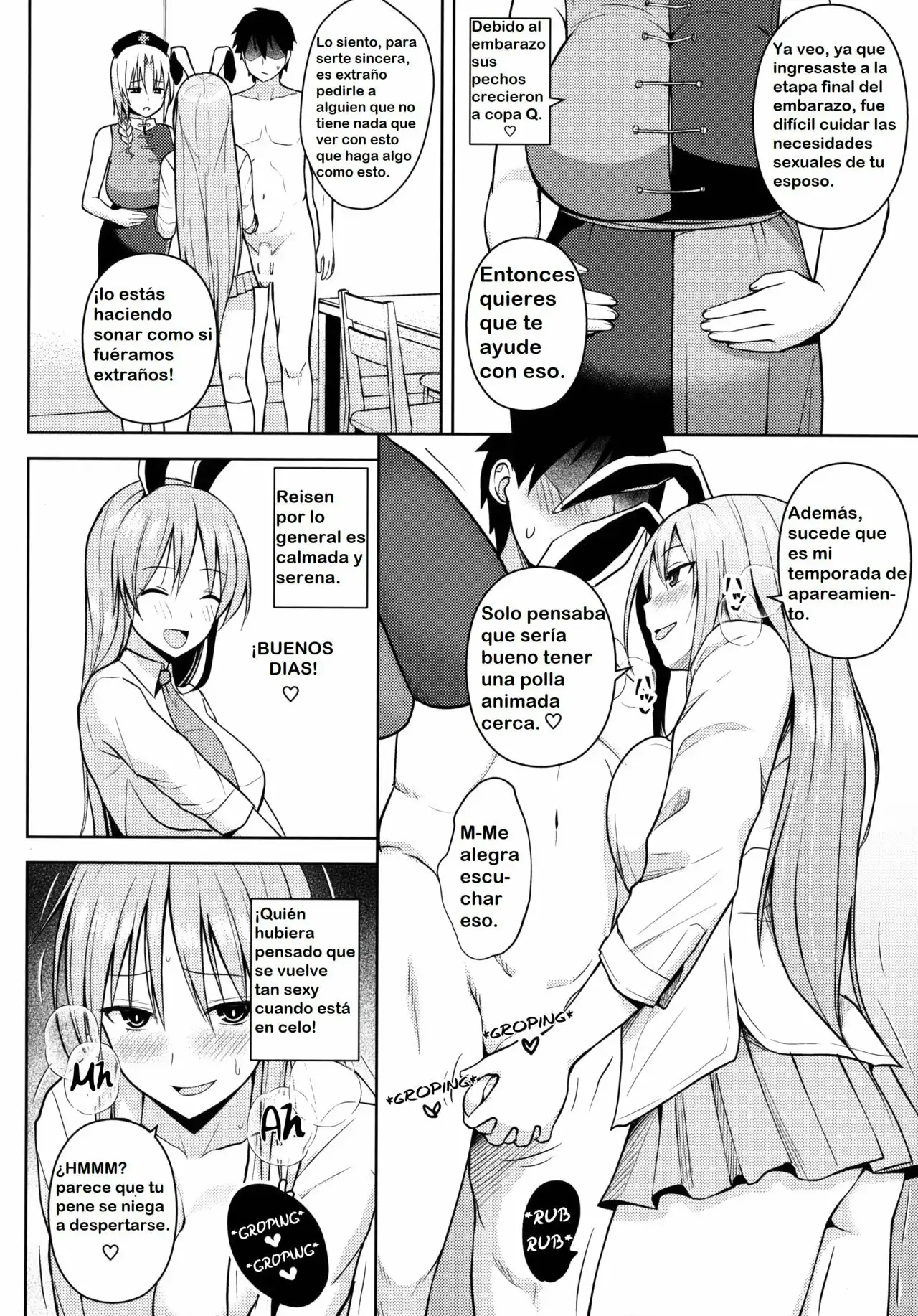 (Diisuke) Usagi Usagi Nani Mite Hameru (Touhou Project) [Spanish] parte 03