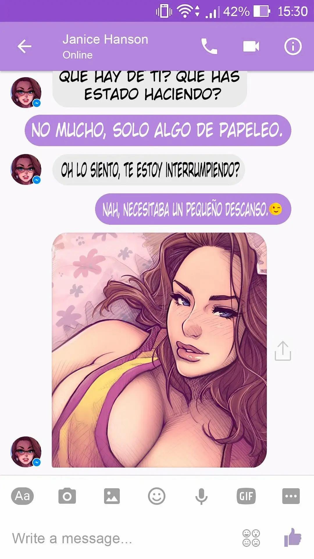 Una Nuera Traviesa (Chat Con Janice)