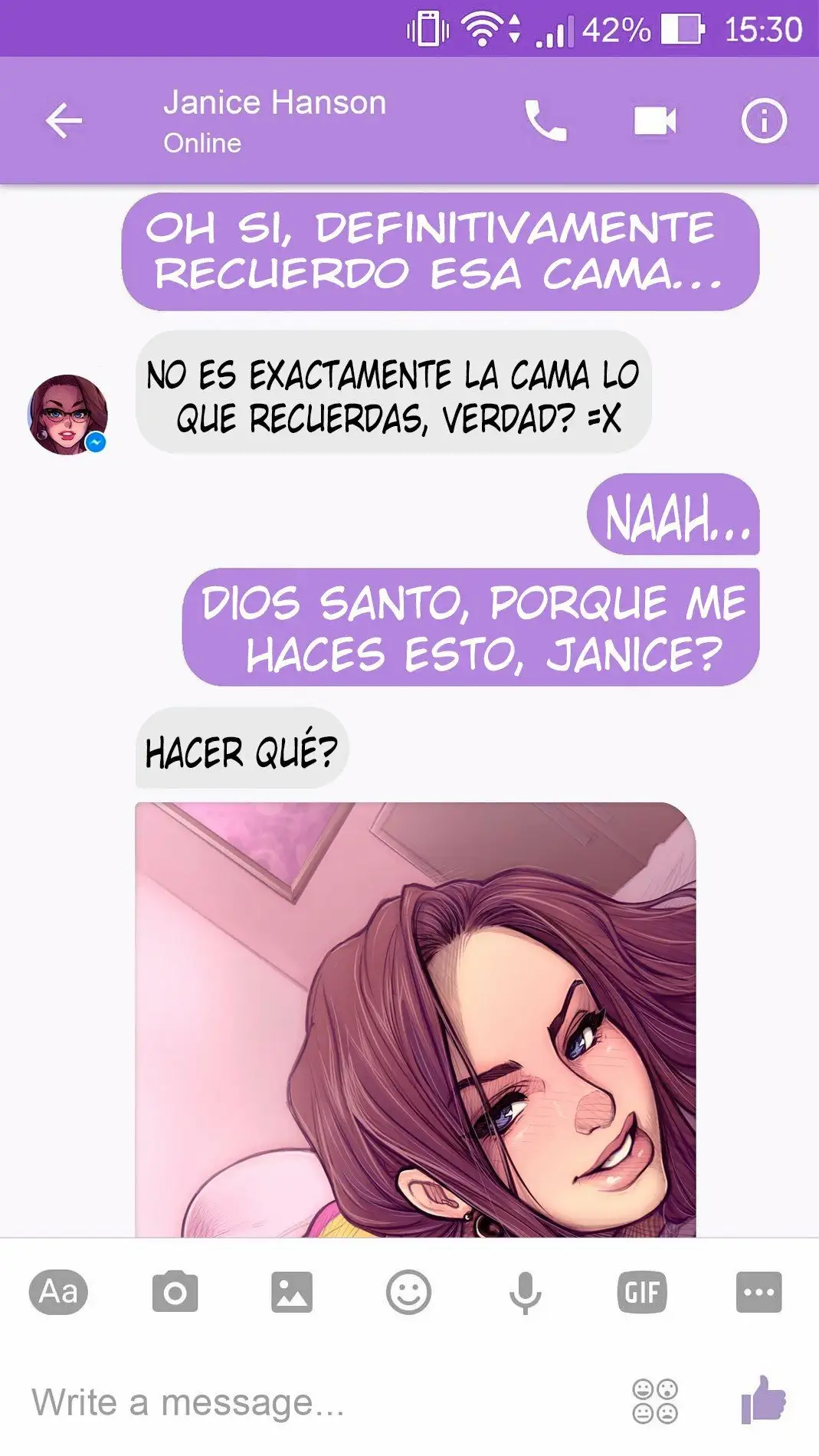 Una Nuera Traviesa (Chat Con Janice)