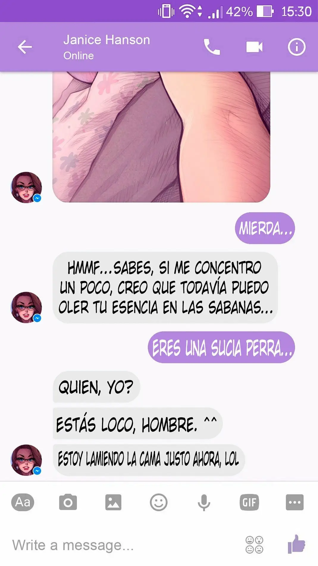 Una Nuera Traviesa (Chat Con Janice)