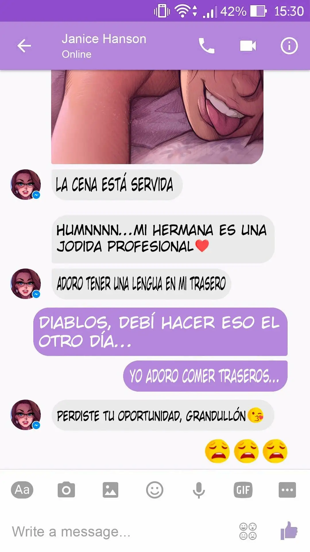 Una Nuera Traviesa (Chat Con Janice)