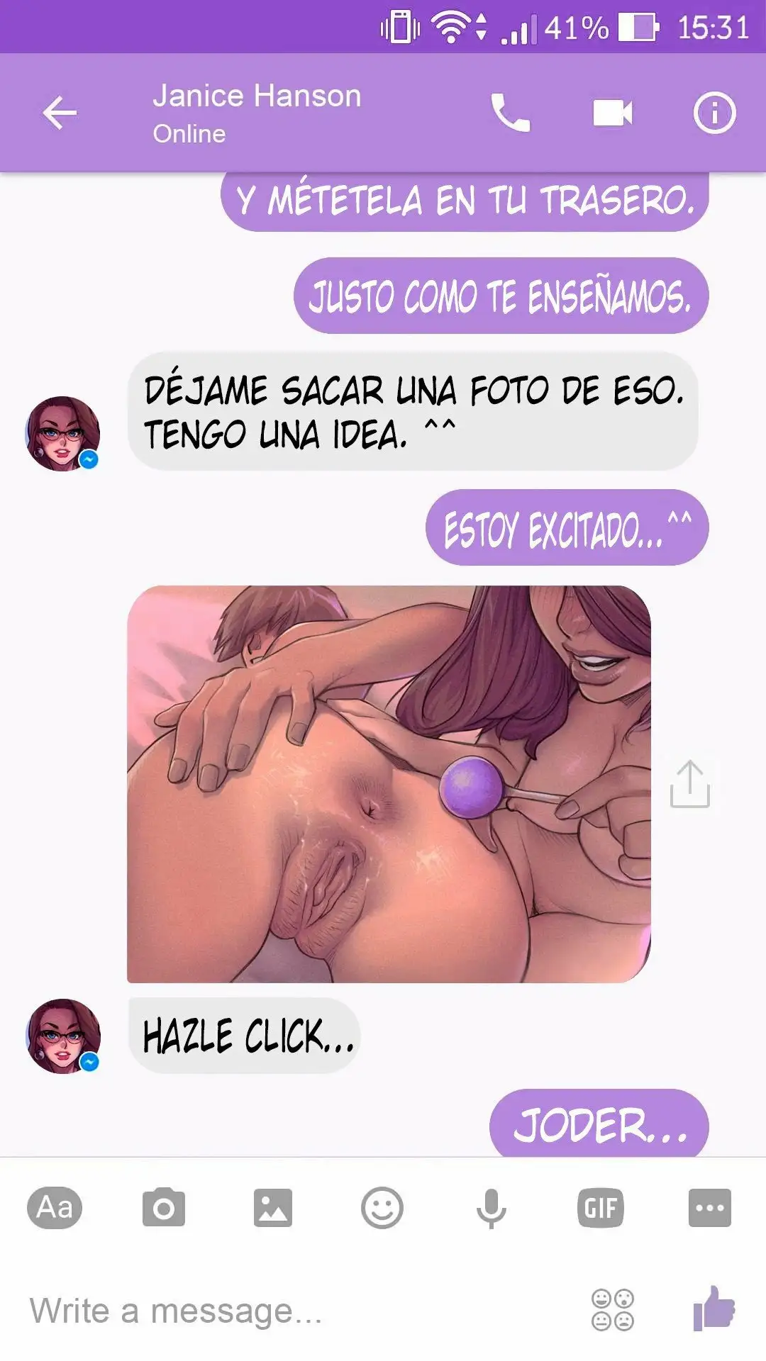 Una Nuera Traviesa (Chat Con Janice)