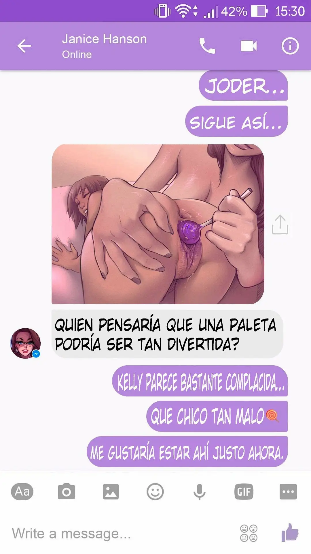 Una Nuera Traviesa (Chat Con Janice)