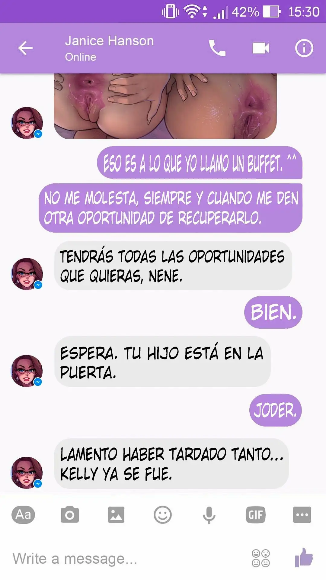 Una Nuera Traviesa (Chat Con Janice)