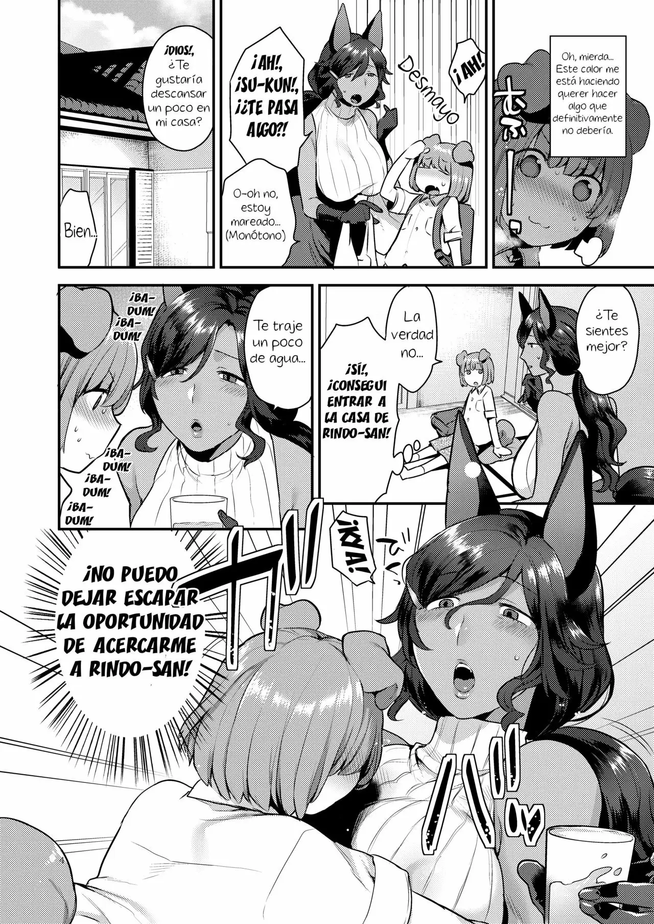 La bastante peluda Rindo-san