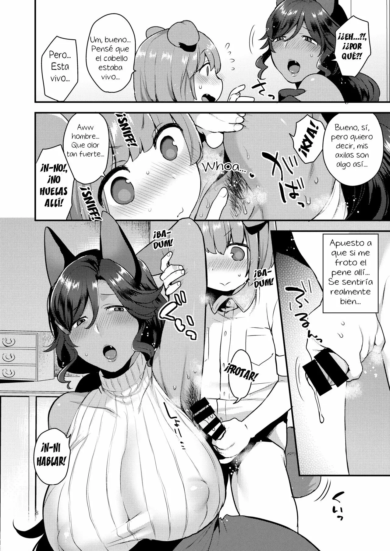 La bastante peluda Rindo-san