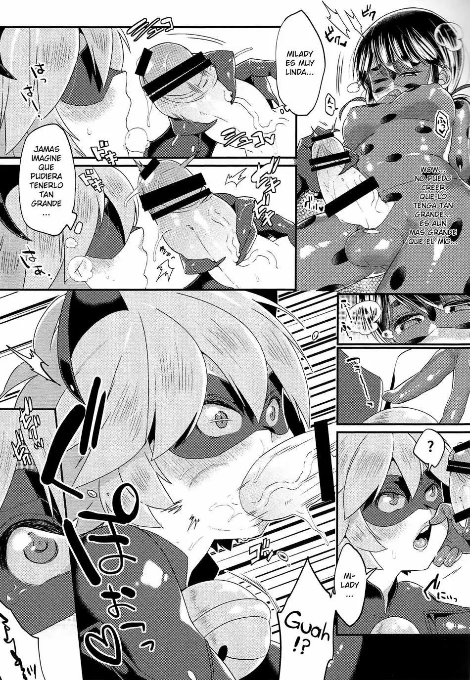 Teki no Shoi de Futanari ni sareta Ladybug ga Cat Noir no Shojo wo Ubacchau hon