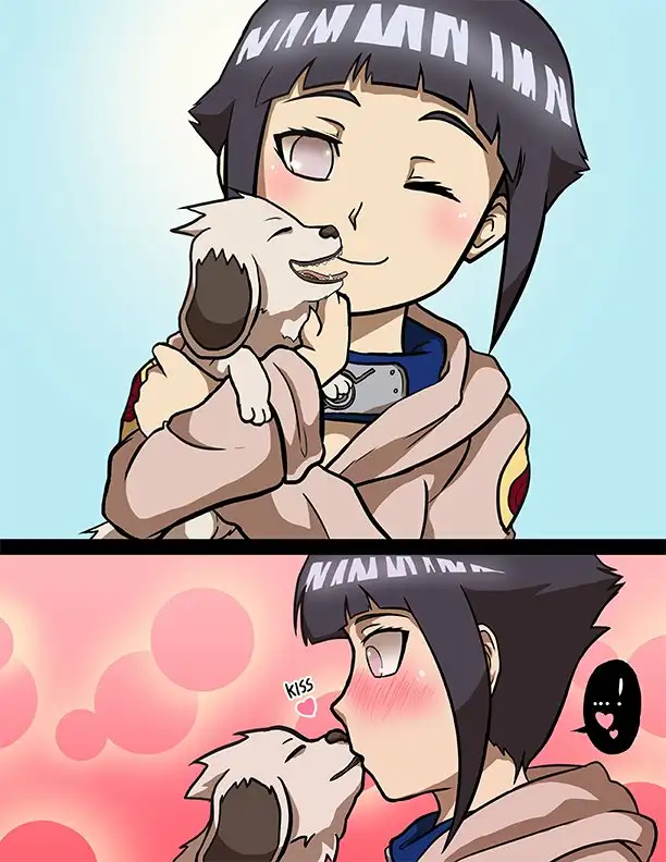 (Alt-Eunnie) Hinata loves Akamaru (Spanish)(TheSilverLine)