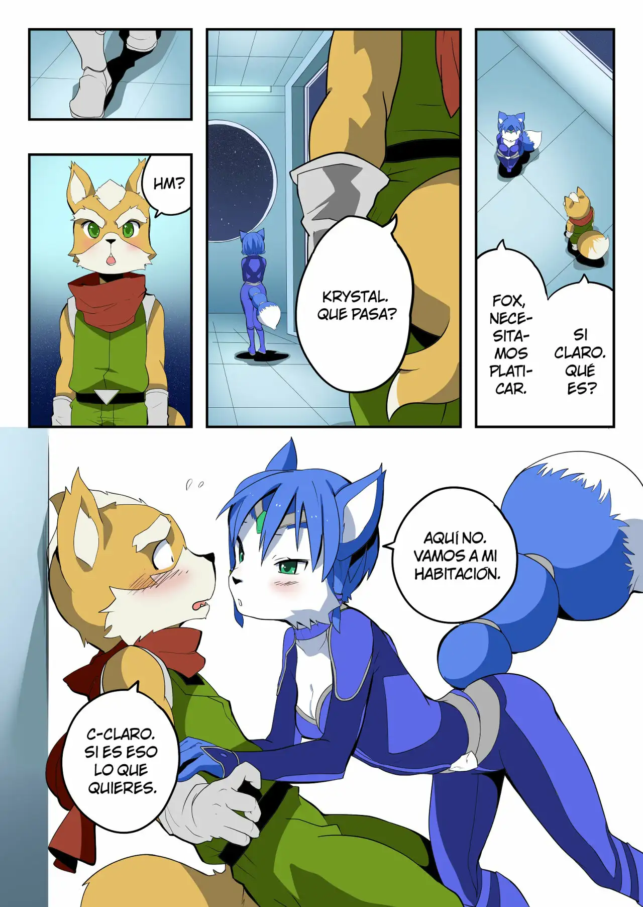 Krystal and Fox