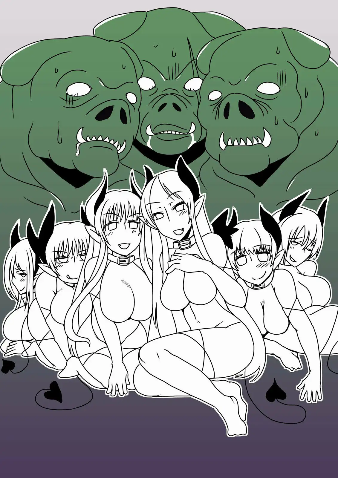 Orc Dakara Elf Osottara Zenin Succubus Datta wa