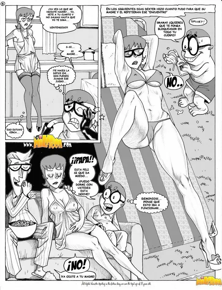 Dixters Fap (El laboratorio de Dexter) - Milftoon