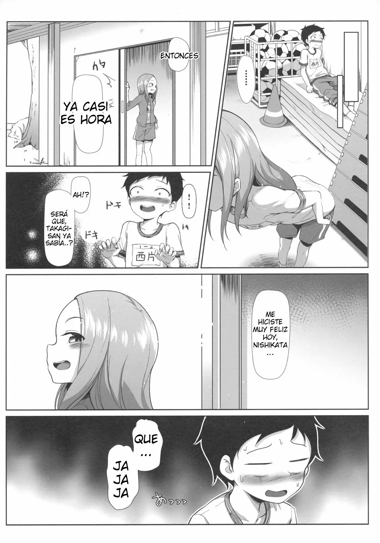 Takagi-san no ase to majiri atte