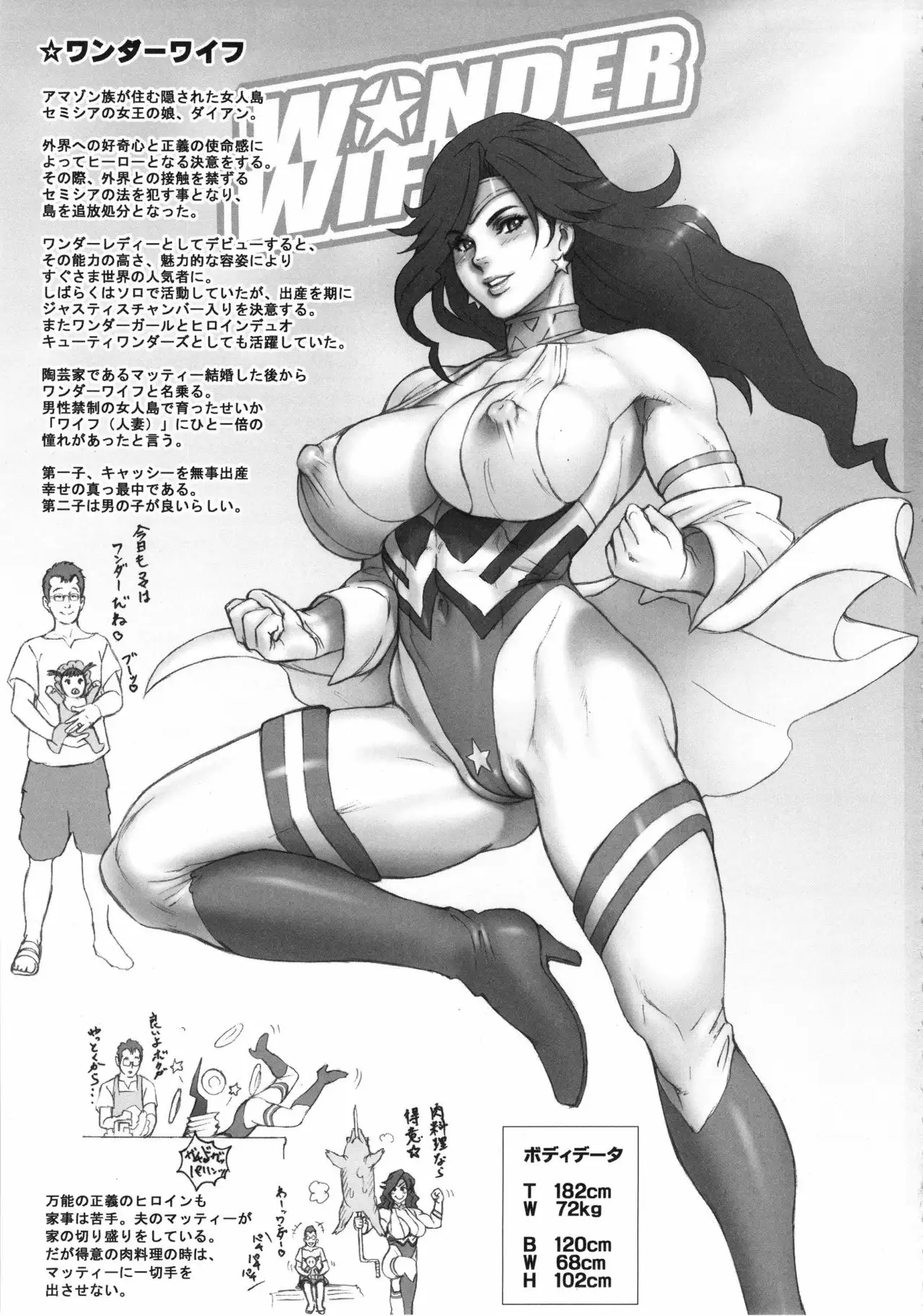 NIPPON WONDER WIFE King Dominator Hen (Wonder Woman) - Kakugari Kyoudai