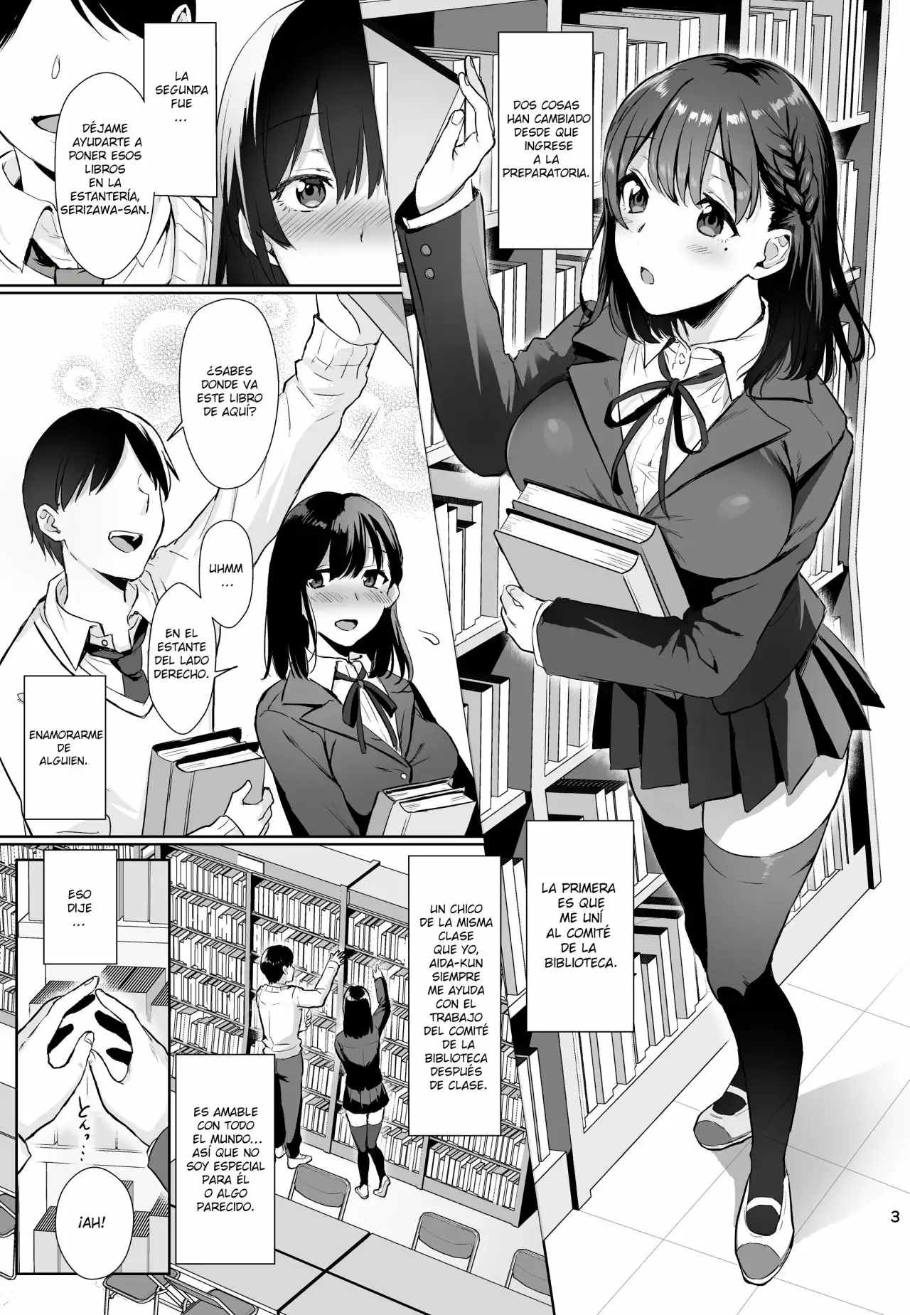 Toshoshitsu no Kanojo - 01