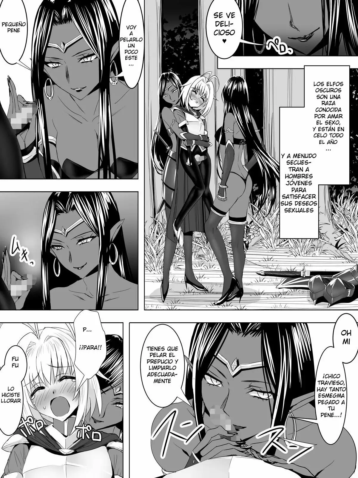 Minarai Mahoutsukai ga Hatsujouki no Dark Elf ni Mori de Souguu Shite Gyaku Rape Sarechau Ohanashi