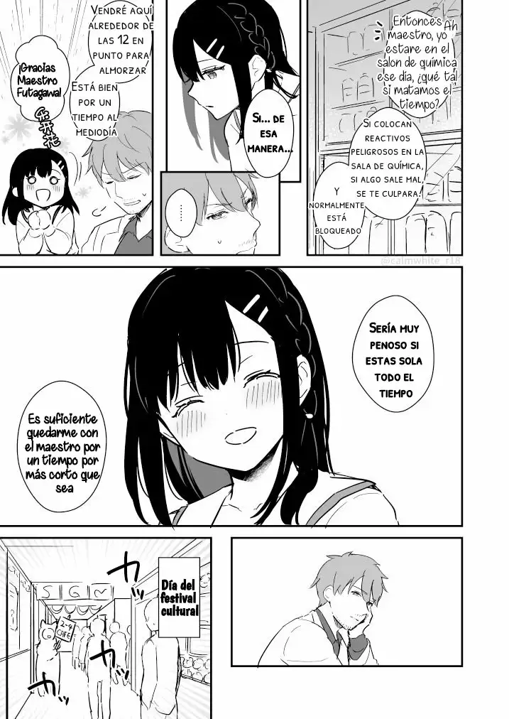 Un festival cultural donde dos personas estan solas JK MIYAKO NO VALENTINE MANGA capitulo 0