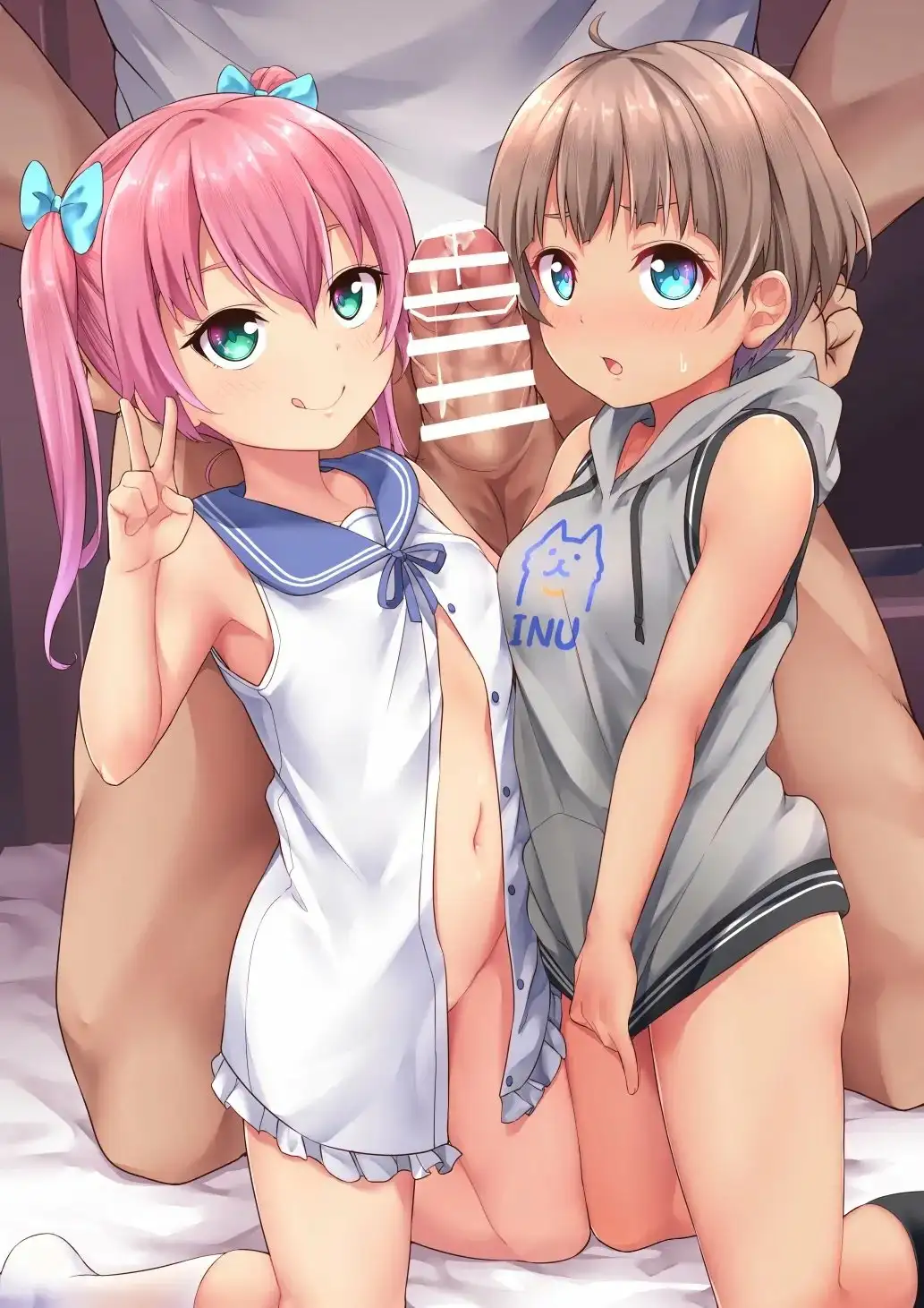 Hanoka Yuri x Kitani Chisato Hajimete no Arbeit