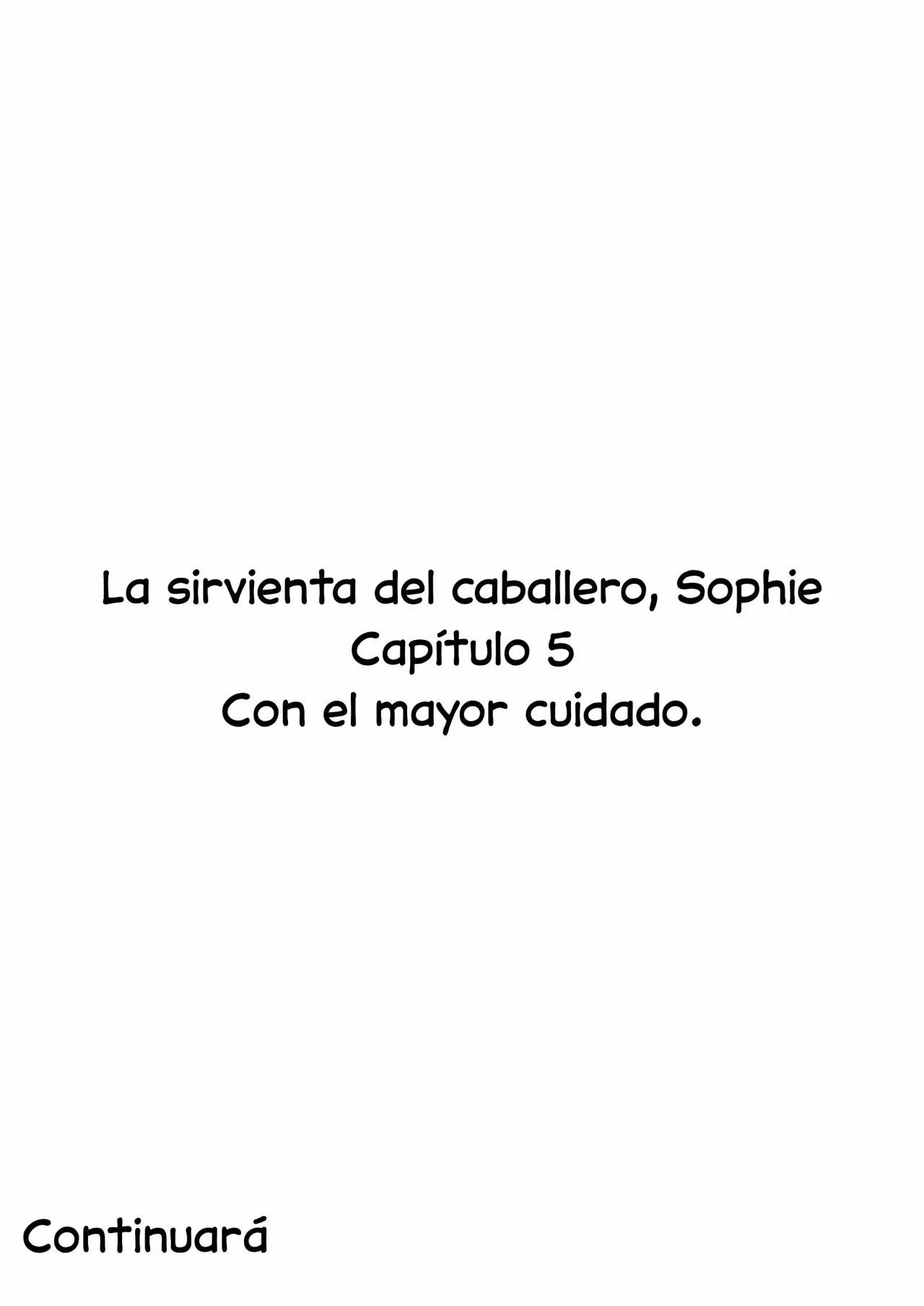 LA SIRVIENTA DEL CABALLERO SOPHIE 05