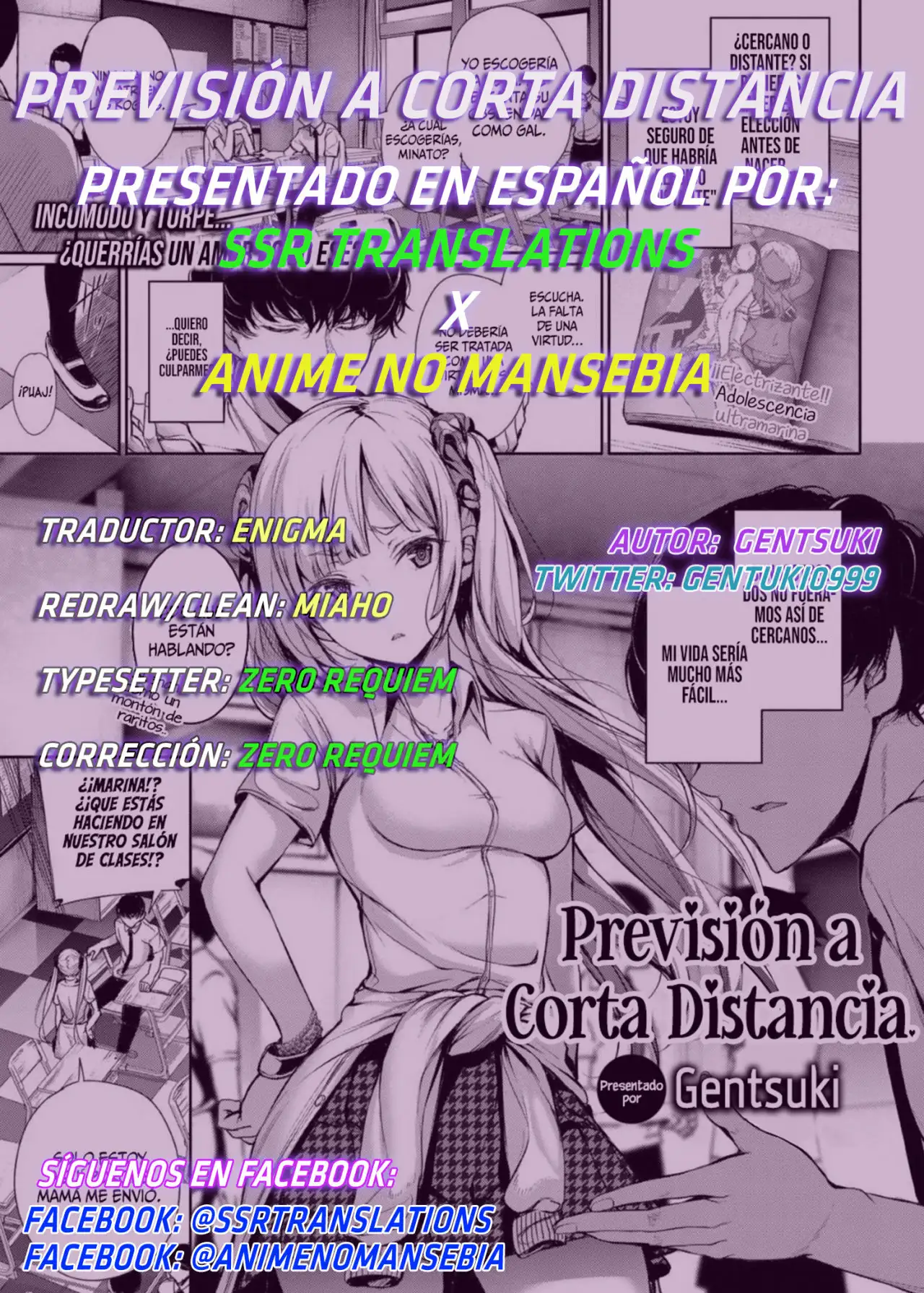 Prevision a Corta Distancia (Kinkyori Chuui Yohou)