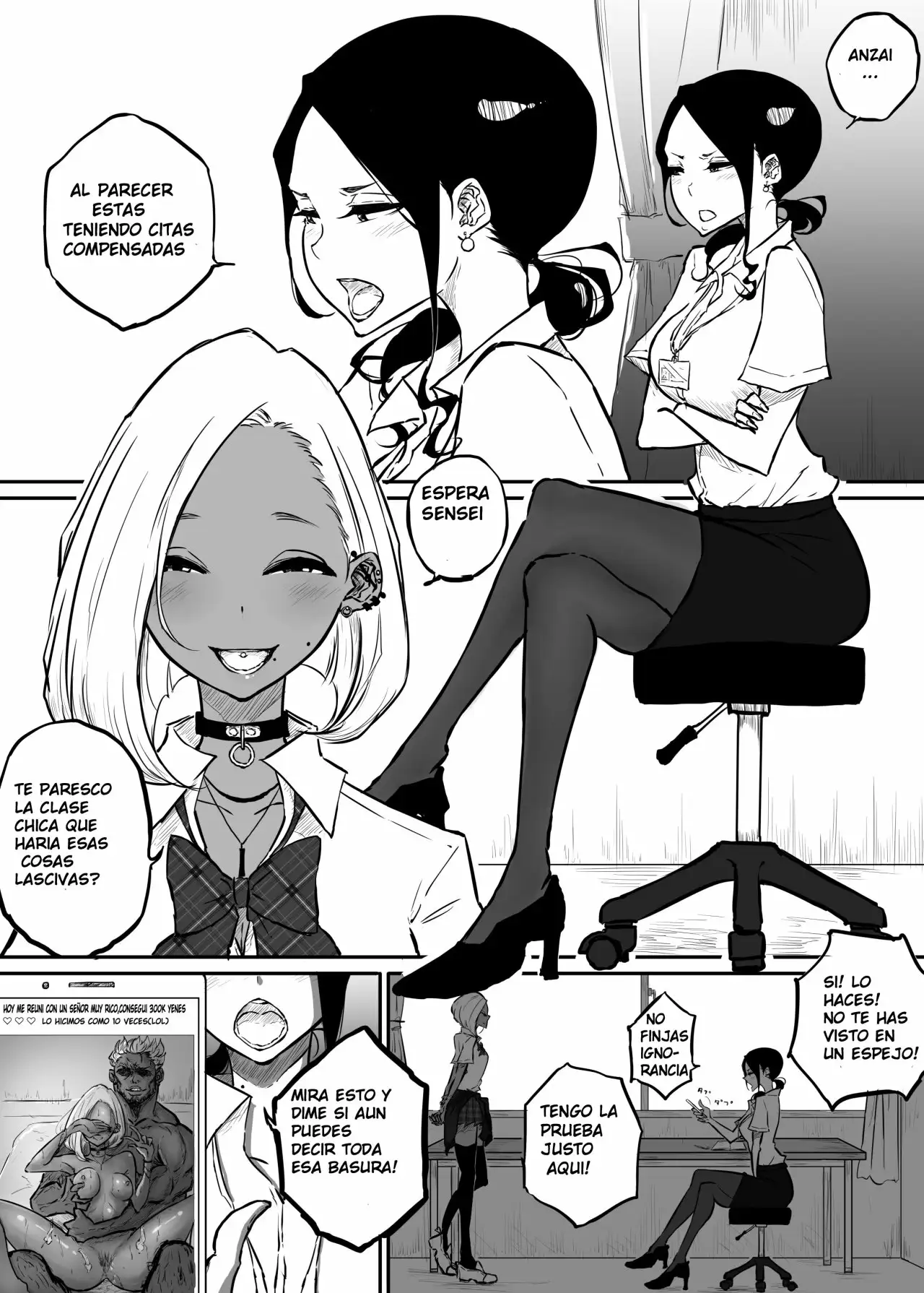 Sparta Sensei ga Oshiego no Bitch Gal 01