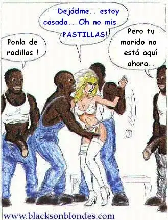 4 negros y una novia