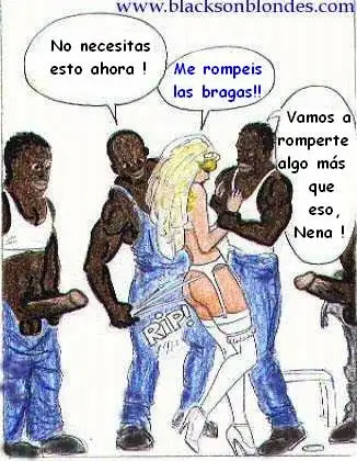 4 negros y una novia