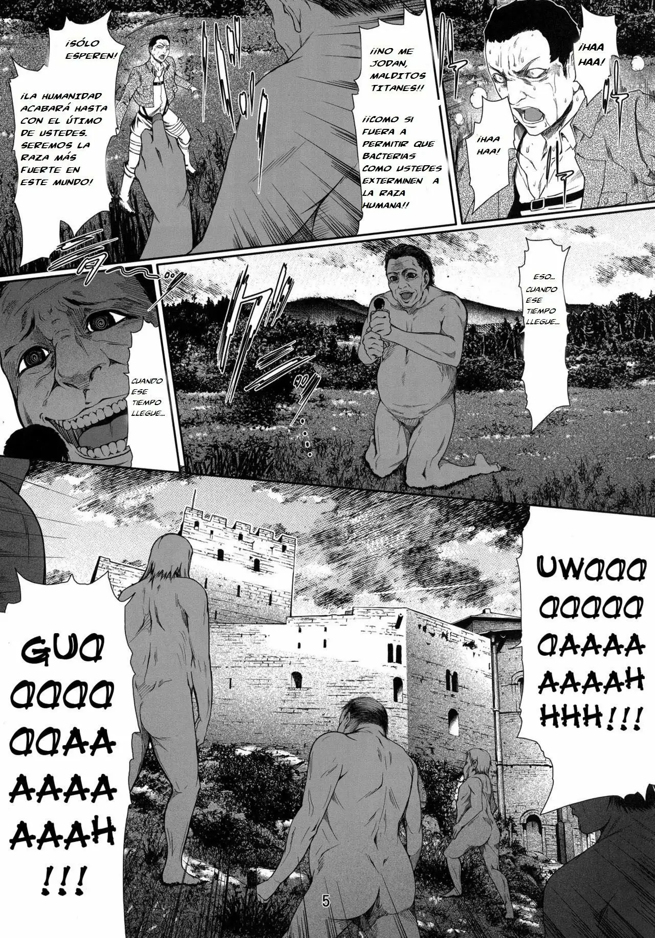 Rotura del muro 1 (Shingeki no Kyojin)